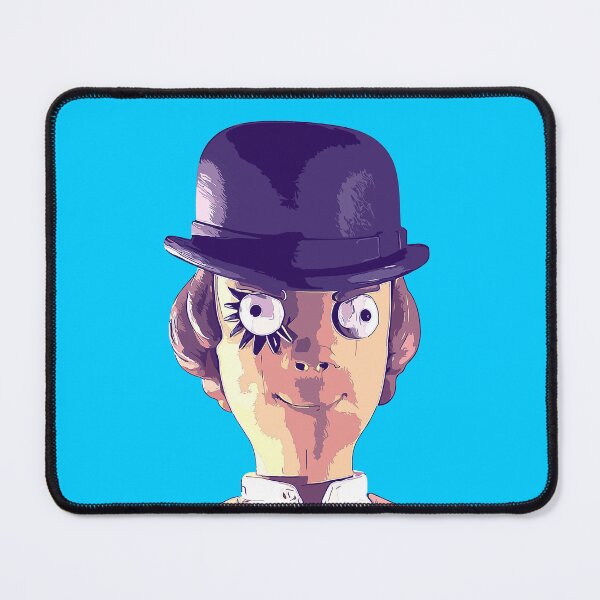 Item preview, Alex DeLarge Portrait - cartoon puppet teal designed and sold by PeterADesign.