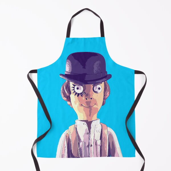 Item preview, Alex DeLarge Portrait - cartoon puppet teal designed and sold by PeterADesign.