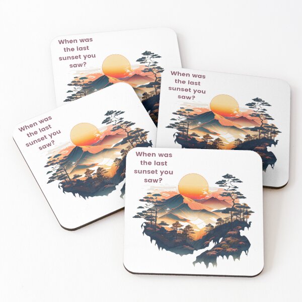 Item preview, When was the last sunset you saw? designed and sold by Alex Seiti Hamada.