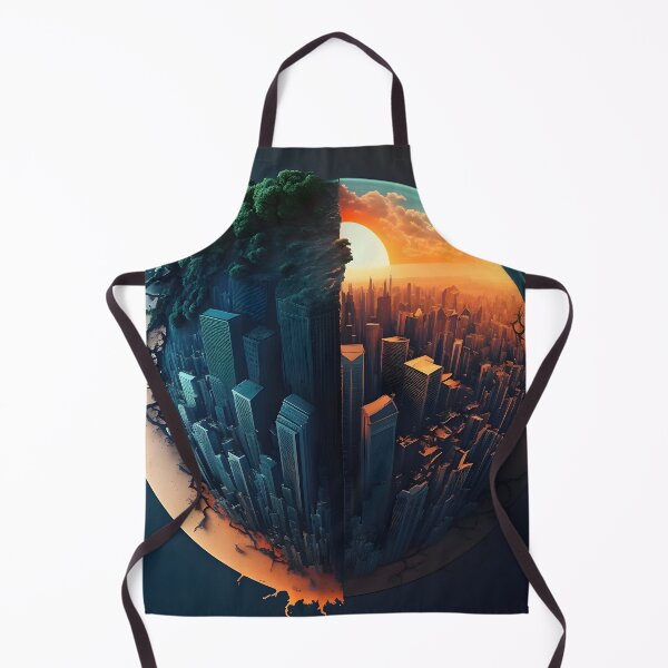 Item preview, Climate crisis city bubble designed and sold by AgitProPrints.