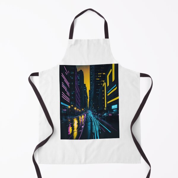 Item preview, Cityscape Noir, Neon, Dark, Classic, Vintage, AI, Neon Cityscape, Abstract Poster, City Noir, AI Art, Wall Art, Room Decor, Abstract, Aesthetic designed and sold by EmblemThreads.