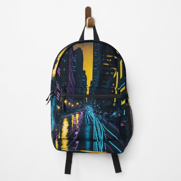 Item preview, Cityscape Noir, Neon, Dark, Classic, Vintage, AI, Neon Cityscape, Abstract Poster, City Noir, AI Art, Wall Art, Room Decor, Abstract, Aesthetic designed and sold by EmblemThreads.