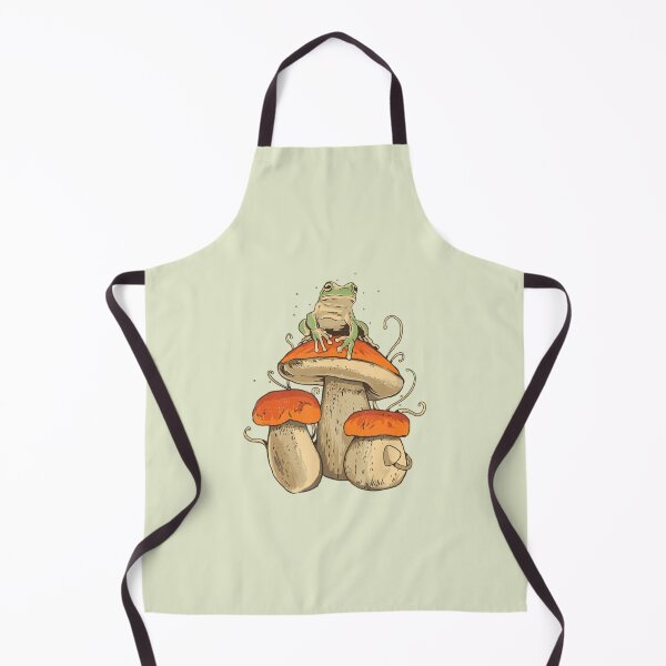 Item preview, cute mushroom frog designed and sold by artbysarana.