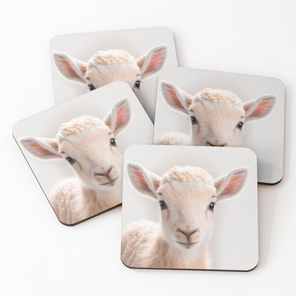 Item preview, Cute Baby Sheep | Nursery Babyroom Animal Portrait | Farm Animals designed and sold by ANIMALAND DESIGN.