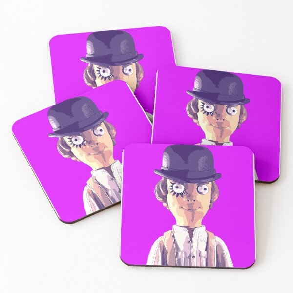 Item preview, Alex DeLarge Portrait - cartoon puppet violet designed and sold by PeterADesign.