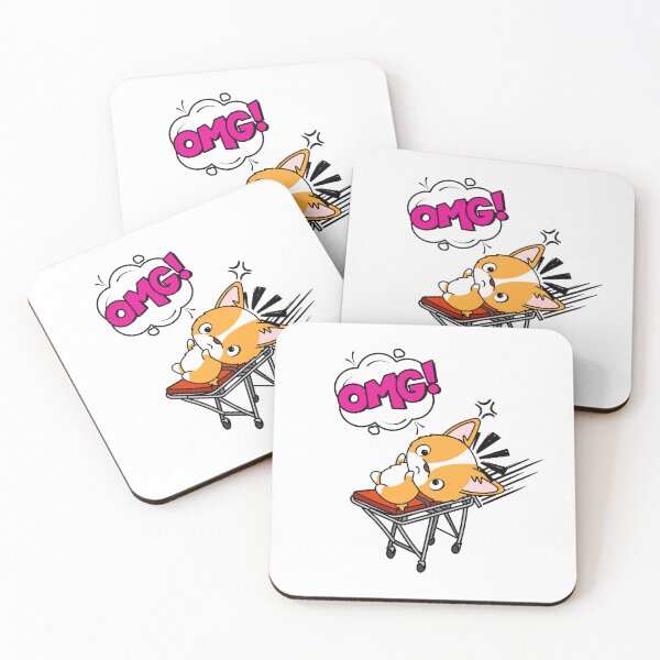 Item preview, Funny Corgi is on a runaway stretcher designed and sold by Pet Station.