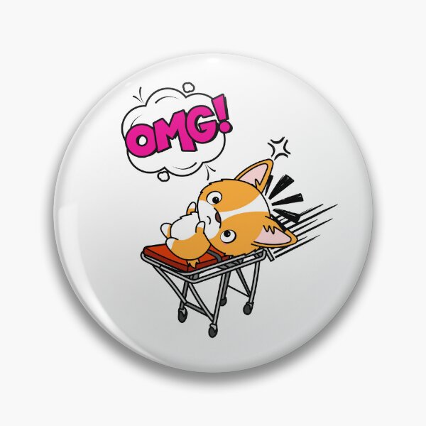 Item preview, Funny Corgi is on a runaway stretcher designed and sold by Pet Station.
