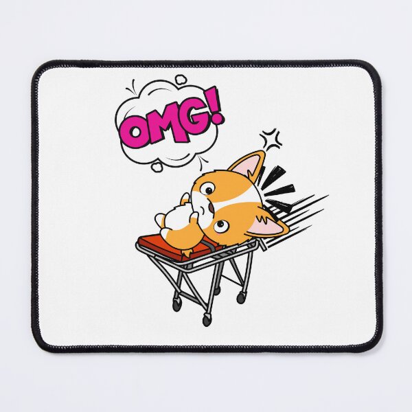 Item preview, Funny Corgi is on a runaway stretcher designed and sold by Pet Station.