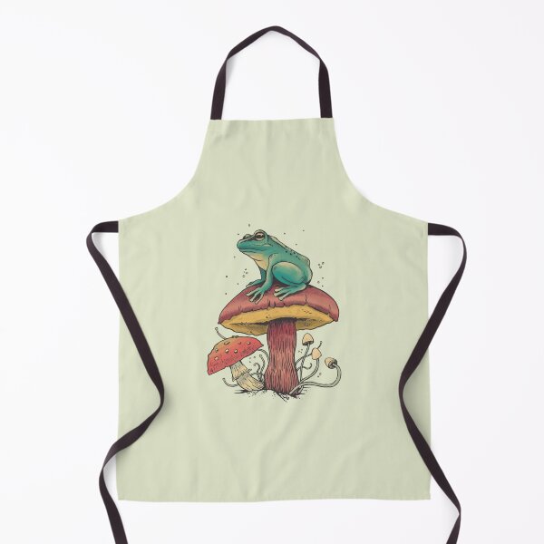 Item preview, cute mushroom frog designed and sold by artbysarana.
