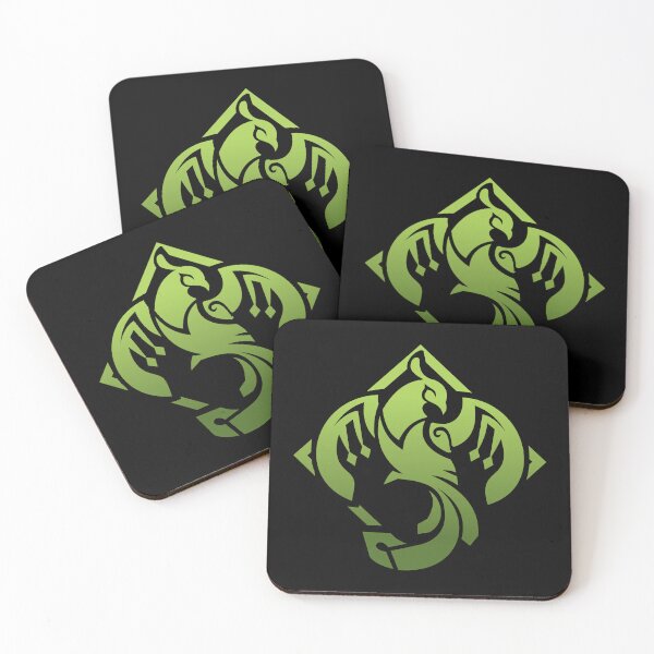 Item preview, Kaveh logo in Dendro colours - Genshin Impact designed and sold by damomonkey.