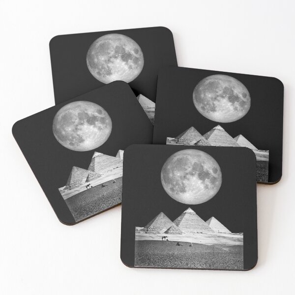 Item preview, Dark side of the pyramids- on black designed and sold by boltjesdesign.