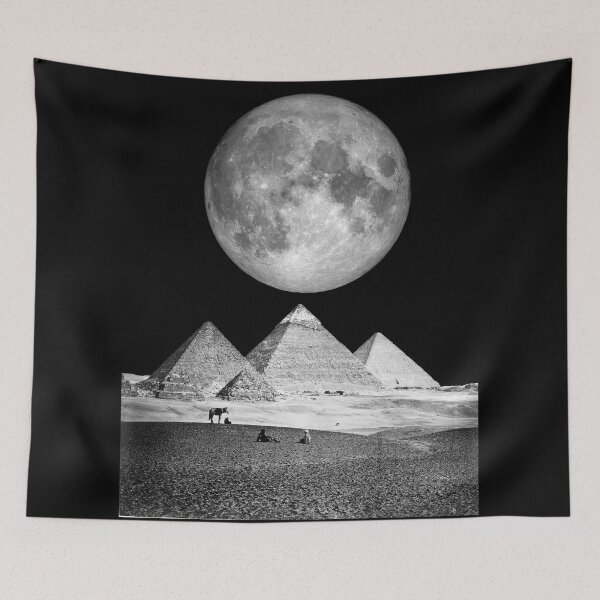 Item preview, Dark side of the pyramids- on black designed and sold by boltjesdesign.