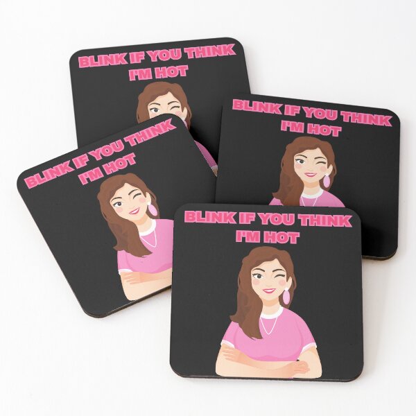 Item preview, Blink if you think i'm hot designed and sold by VectorPower.