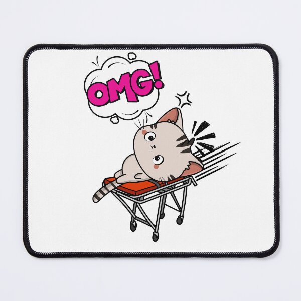 Item preview, Funny Tabby Cat is on a runaway stretcher designed and sold by Pet Station.