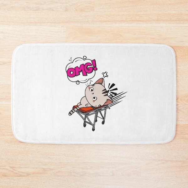 Item preview, Funny Tabby Cat is on a runaway stretcher designed and sold by Pet Station.