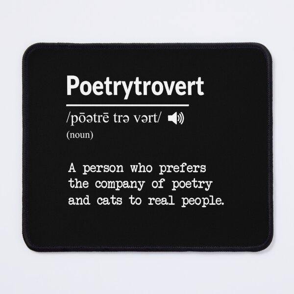 Item preview, Funny Poetry Lover Definition Poetrytrovert designed and sold by MrEddie10.