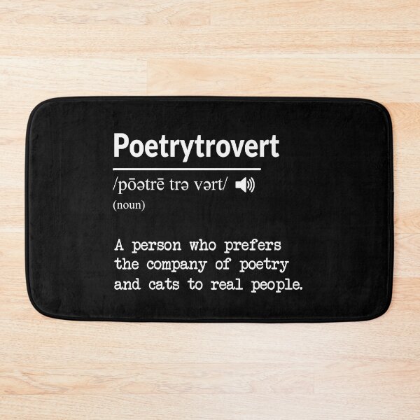 Item preview, Funny Poetry Lover Definition Poetrytrovert designed and sold by MrEddie10.