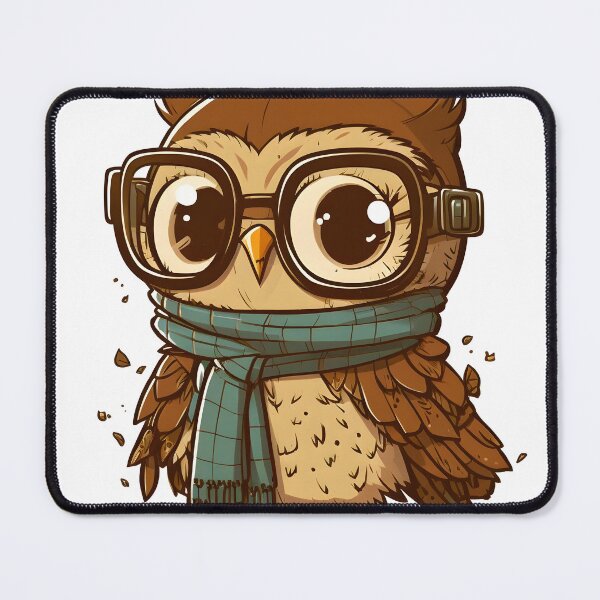 Item preview, Owl with scarf designed and sold by Orange-Dragon.