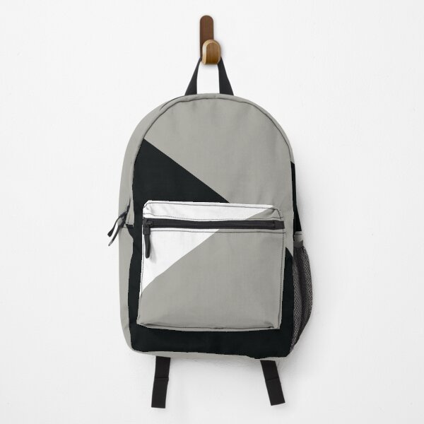 Item preview, tricolored geometric shapes of black, white and grey designed and sold by IftinDesigns.