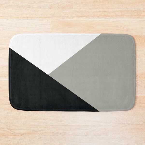 Item preview, tricolored geometric shapes of black, white and grey designed and sold by IftinDesigns.