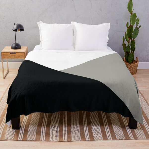 Item preview, tricolored geometric shapes of black, white and grey designed and sold by IftinDesigns.