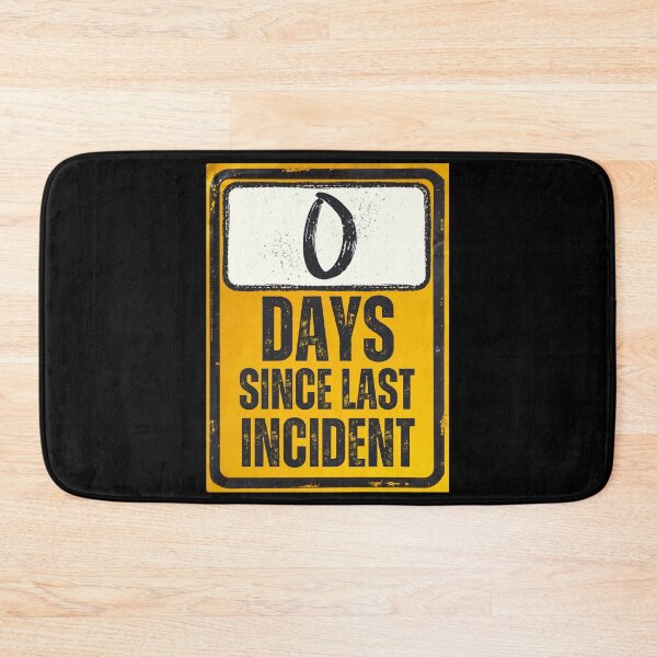 Item preview, Zero Days Since Last Incident Sign designed and sold by Caregiverology.