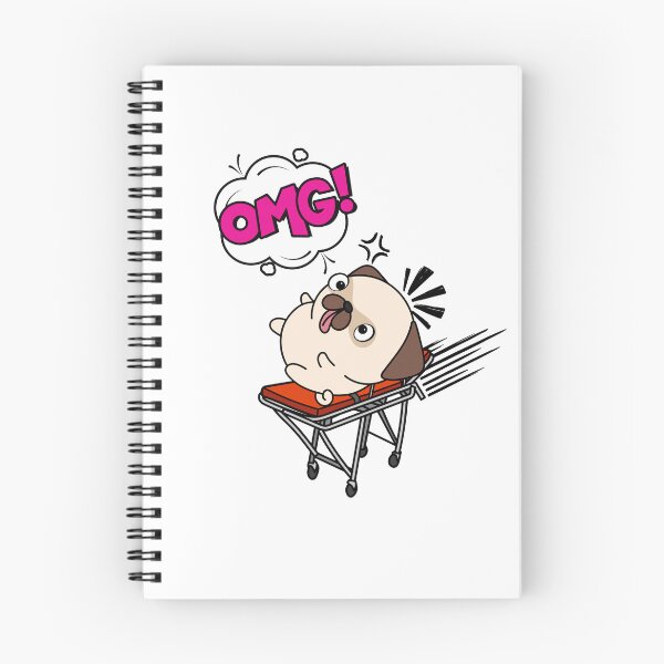 Item preview, Funny Pug is on a runaway stretcher designed and sold by Pet Station.