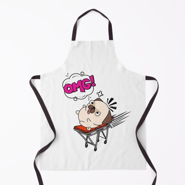 Item preview, Funny Pug is on a runaway stretcher designed and sold by Pet Station.