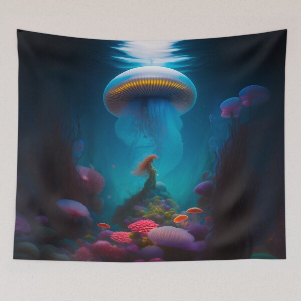 Item preview, Under the shadow of the Jellyfish designed and sold by zombiezoanthid.