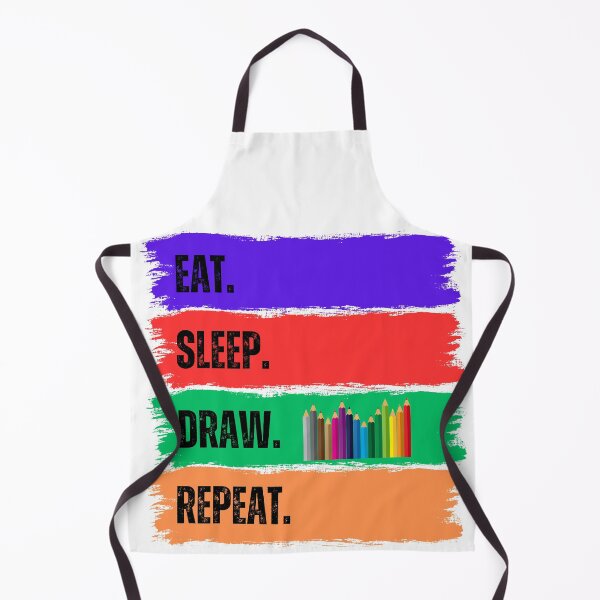 Item preview, Eat. Sleep. Draw. Repeat. designed and sold by Goldmedaldesign.