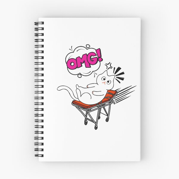 Item preview, Funny White Cat is on a runaway stretcher designed and sold by Pet Station.