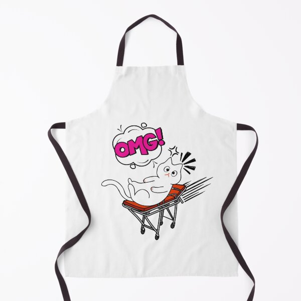 Item preview, Funny White Cat is on a runaway stretcher designed and sold by Pet Station.