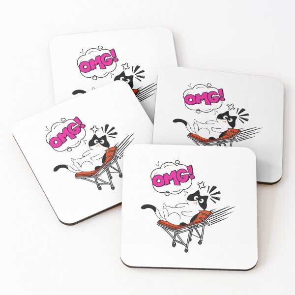 Item preview, Funny Black Cat is on a runaway stretcher designed and sold by Pet Station.
