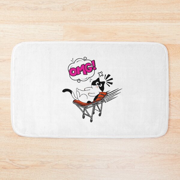 Item preview, Funny Black Cat is on a runaway stretcher designed and sold by Pet Station.