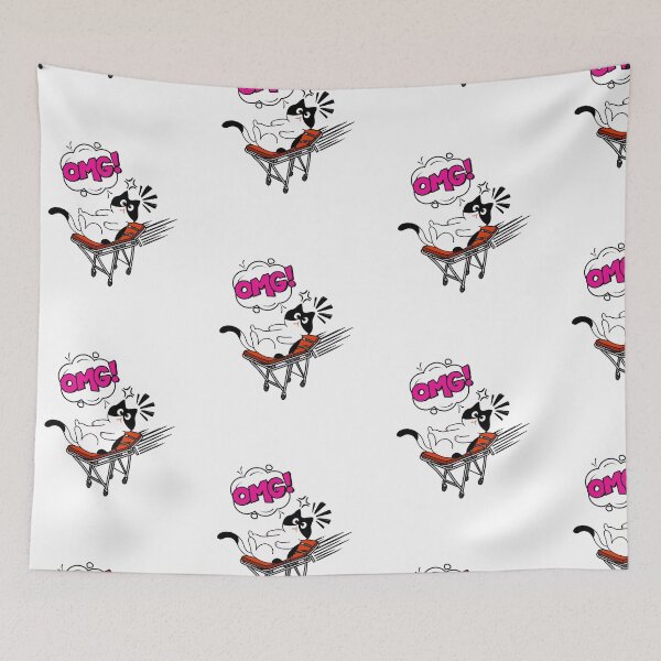 Item preview, Funny Black Cat is on a runaway stretcher designed and sold by Pet Station.