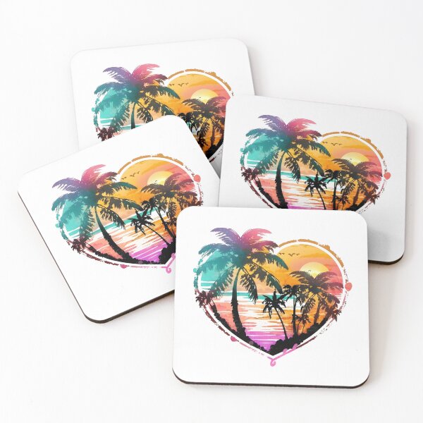 Item preview, Tropical Beach Sunset Sublimation designed and sold by WhimsyAndMojo.