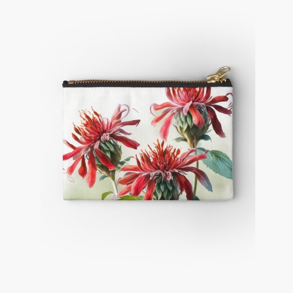 Item preview, Red Bee Balm Flowers  designed and sold by Vanover Designs.