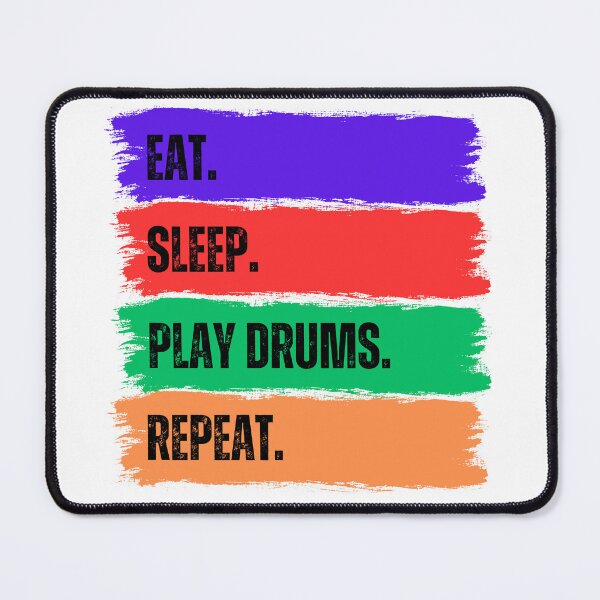Item preview, Eat. Sleep. Play Drums. Repeat. designed and sold by Goldmedaldesign.