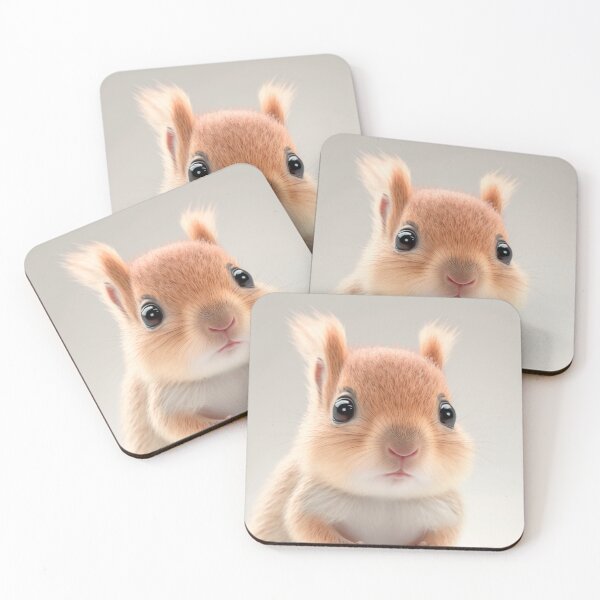 Item preview, Cute Baby Squirrel | Nursery Babyroom Animal Portrait | Forrest Animals designed and sold by ANIMALAND DESIGN.