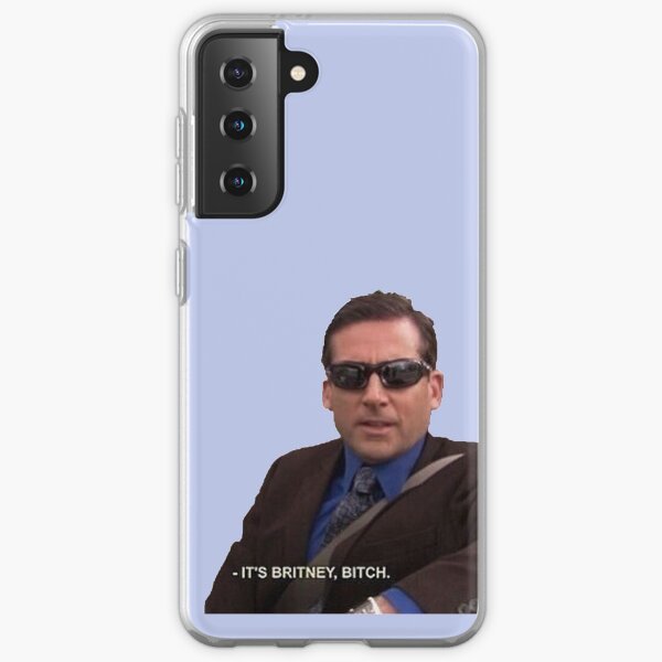 michael scott, the office - it's britney, bitch Samsung Galaxy Soft Case