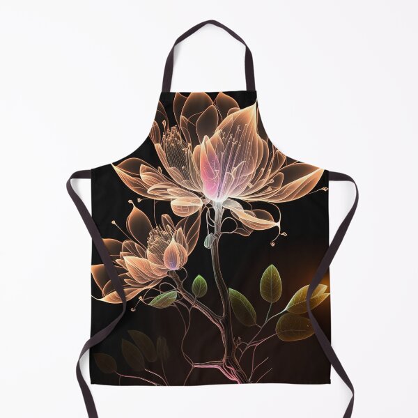 Item preview, flowers with Luminous Lights black background, led backlight artphotos 17 designed and sold by jetaiart.