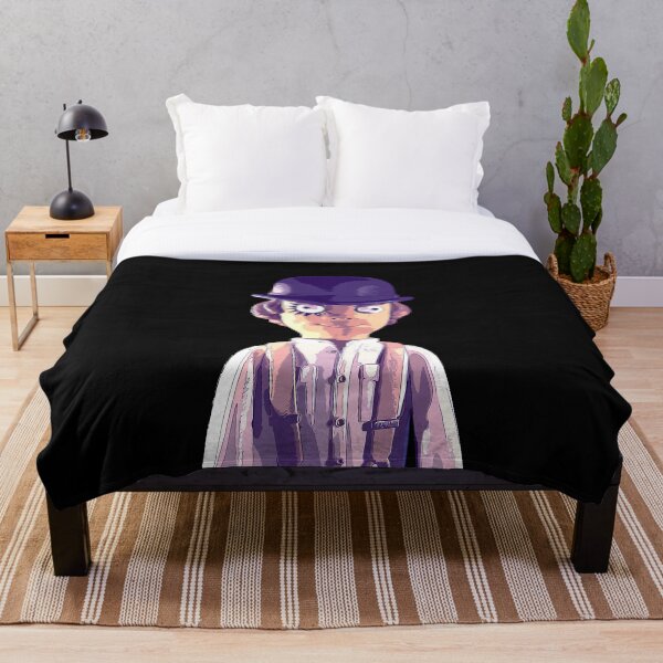 Aperçu de l'œuvre Alex DeLarge Portrait - marionnette de dessin animé violet créée et vendue par PeterADesign.