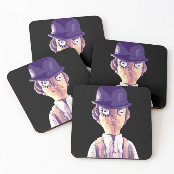Item preview, Alex DeLarge Portrait - cartoon puppet violet designed and sold by PeterADesign.