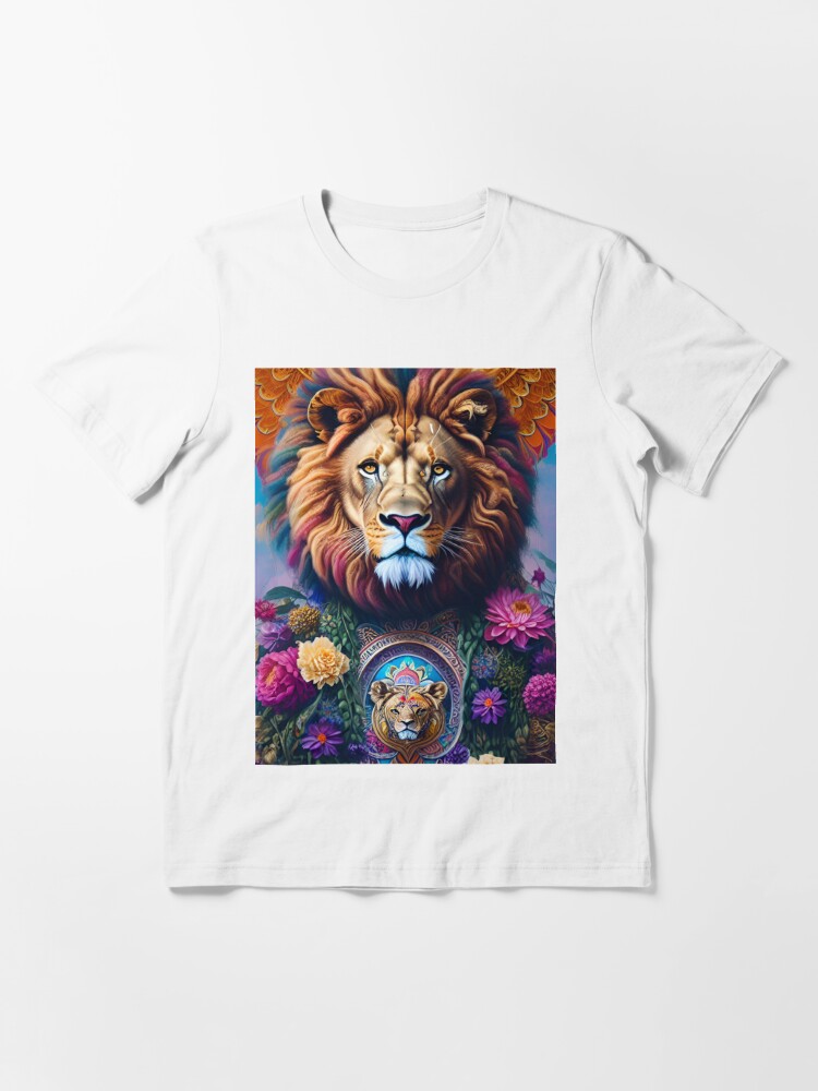 Strong Lion Ruler of the Fantasy World Essential T-Shirt for Sale