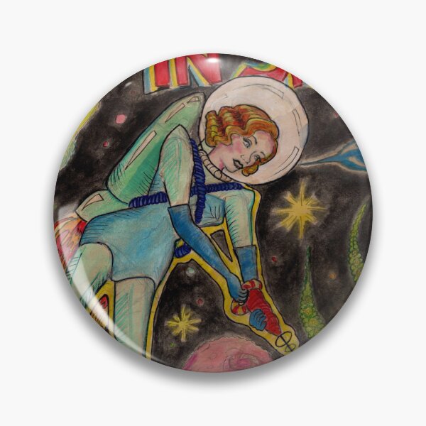 Item preview, Vintage Science Fiction art 1950s Adventures in Space designed and sold by FaerieLightsArt.