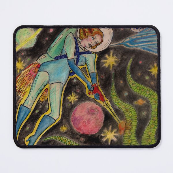 Item preview, Vintage Science Fiction art 1950s Adventures in Space designed and sold by FaerieLightsArt.