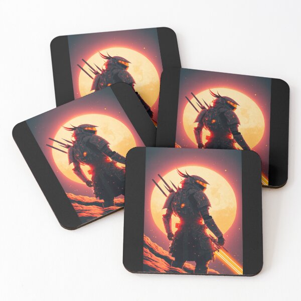 Item preview, Badass Sci-Fi Samurai  designed and sold by AIartCANVAS.