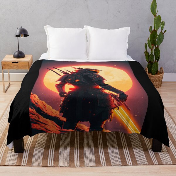 Item preview, Badass Sci-Fi Samurai  designed and sold by AIartCANVAS.
