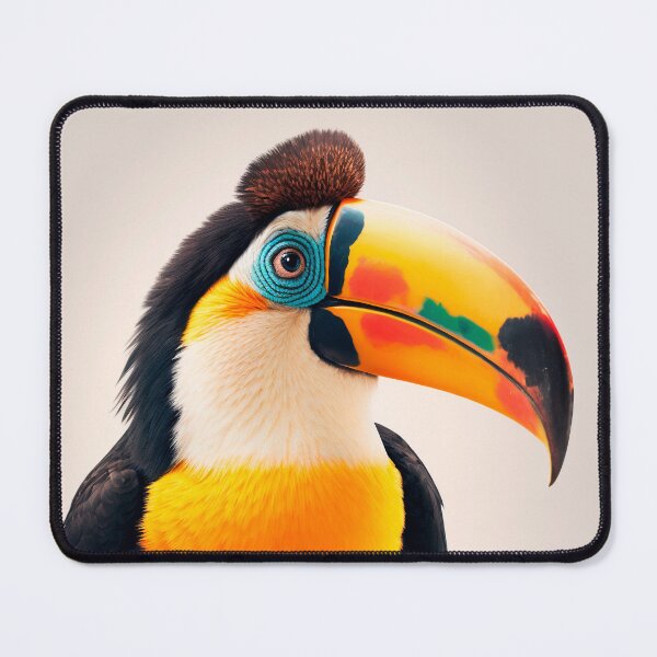 Item preview, Cute Baby Tucan Bird | Nursery Babyroom Animal Portrait | Tropical Rainforest Birds designed and sold by ANIMALAND DESIGN.