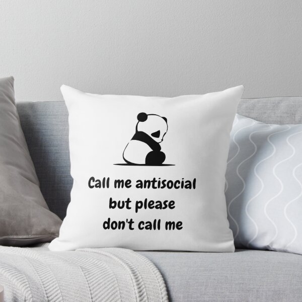 Item preview, Call Me Antisocial But Please Don´t Call Me. Cute Panda  designed and sold by Rebel-Design.
